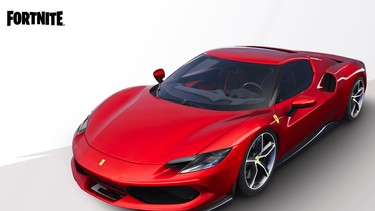 Fortnite’s first licenced car is a Ferrari 296 GTB