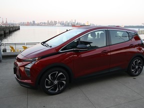 With an MSRP below $40,000 and a full-charge range above 500 kilometres, the all-new Chevrolet Bolt is an ideal urban commuter.