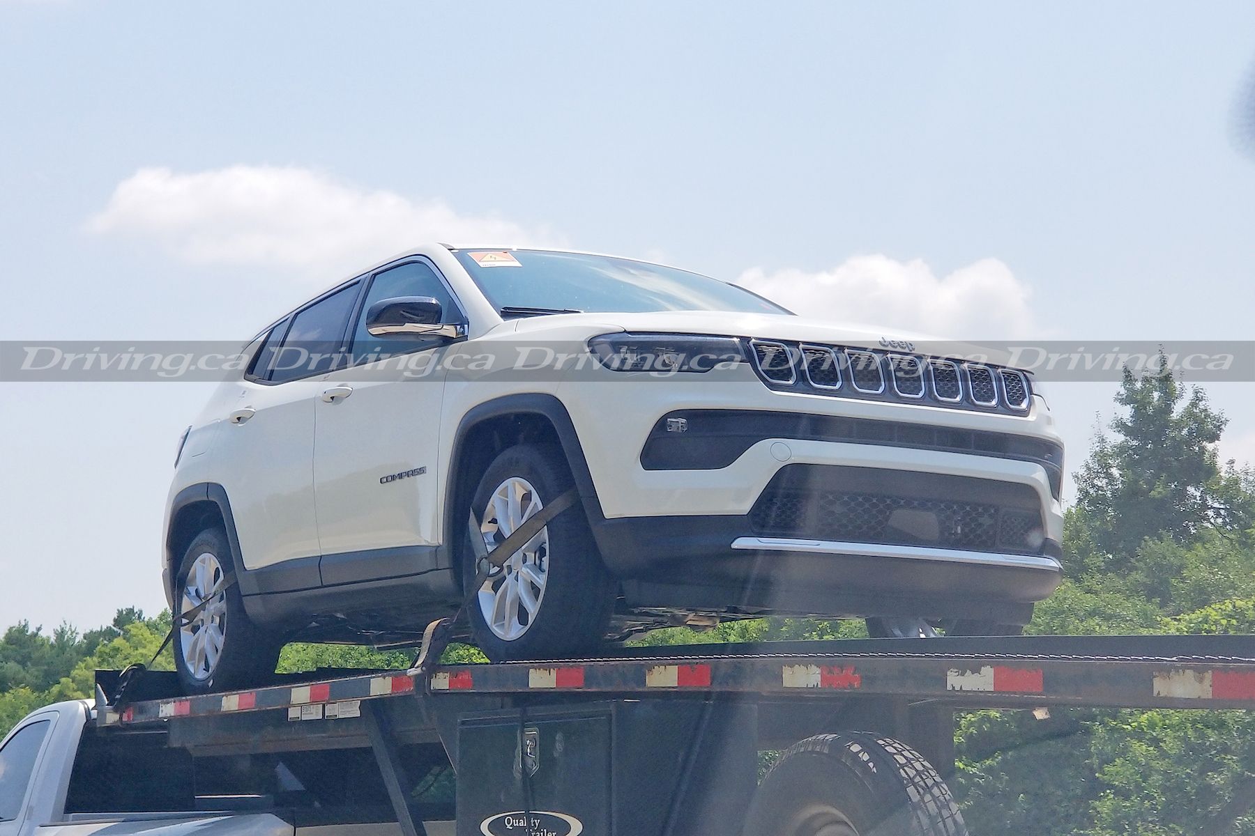 Spied! Could the Jeep Compass gain a mild hybrid powertrain? Driving