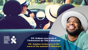 P.K. Subban vous invite au premier rallye-bénéfice de la Fondation pour le Montreal Children's Hospital