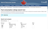 Natural Resources Canada fuel consumption ratings search tool