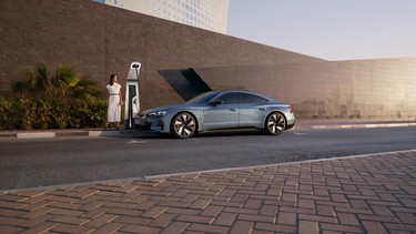 Starting with a net carbon-neutral production process, Audi is aiming to lead the charge in premium, emissions-free mobility. (European model shown)