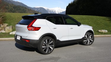 Volvo's first-ever electric vehicle, the XC40 Recharge, ticks both the sustainability and safety boxes Canadian consumers covet according to a recent survey.