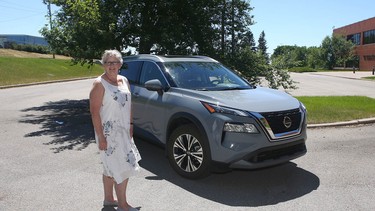 Pat English with the 2021 Nissan Rogue she tested out for a week in and around Calgary.
