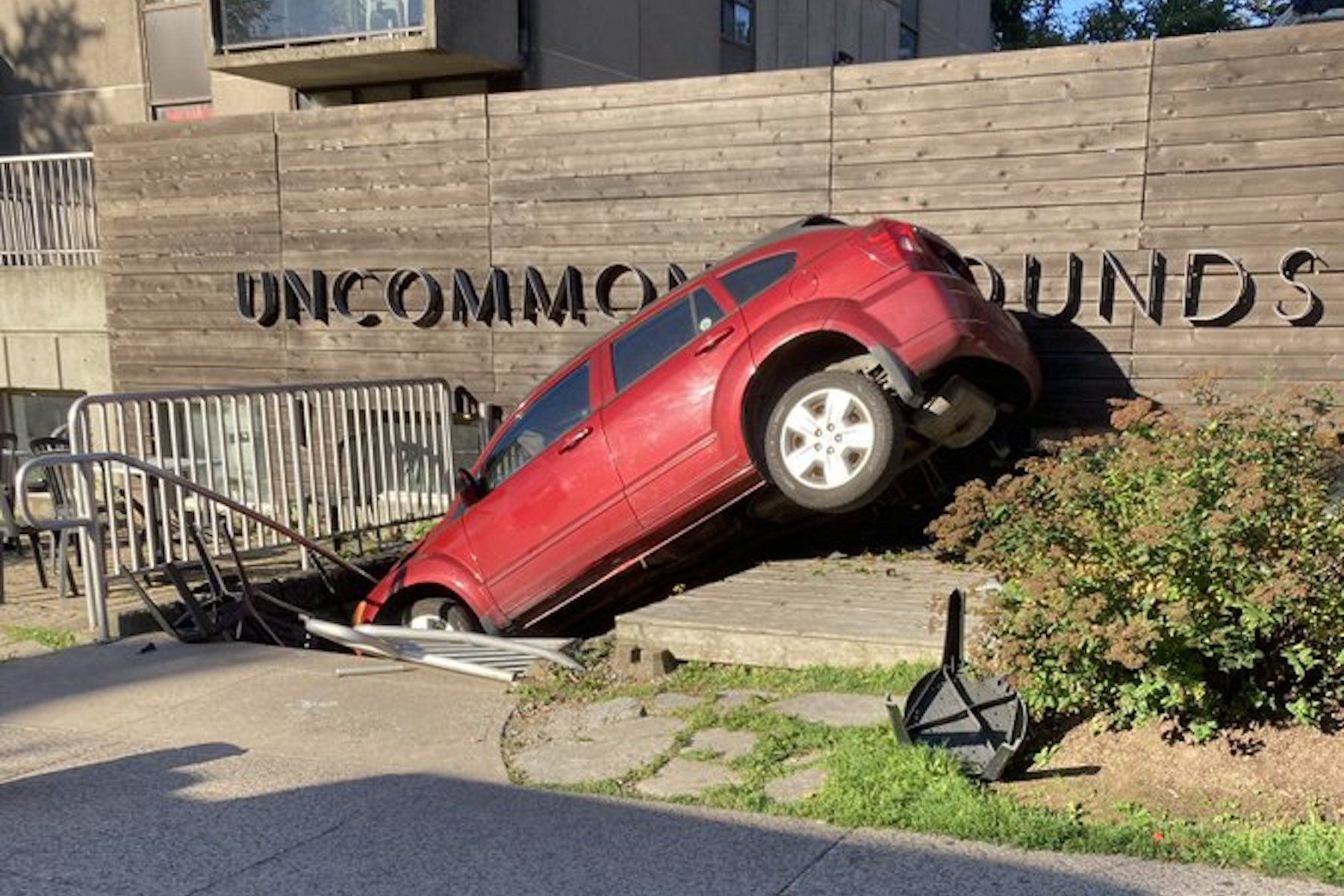 Giving it the Beans Car crashes into Halifax coffee shop Driving