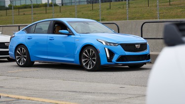 2022 Cadillac CT5-V Blackwing on the Canadian Tire Motorsport Park Grand Prix Track