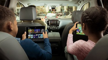 Chevrolet, Buick, GMC, and Cadillac vehicles are among the first in the industry to offer WarnerMedia RIDE, which functions similar to in-flight entertainment platforms offered by some airlines.