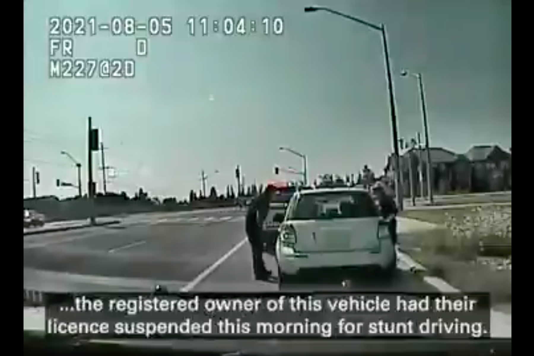 Ontario police arrest stunt driver in second vehicle 30 minutes later ...