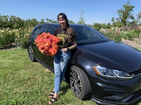 Heather Kent has two passions: flowers and fast cars. She and her husband run Feeder Flower Farm in Wainfleet, Ontario. But as often as she can, she takes her Volkswagen Golf R to the track.