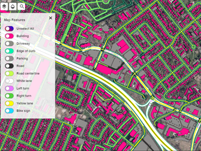 Ecopia AI Kitchener-Waterloo test map