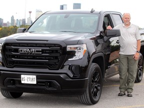 Peter Wettlaufer with the 2021 GMC Sierra 2.7L.