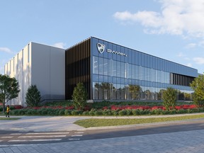 A render of the Damon facility in Surrey, B.C.