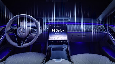 Mercedes Benz will be offering Dolby Atmos® in a range of its top car models providing the ultimate in-car audio experience to its customers, allowing listeners to connect with music to its fullest creative potential.