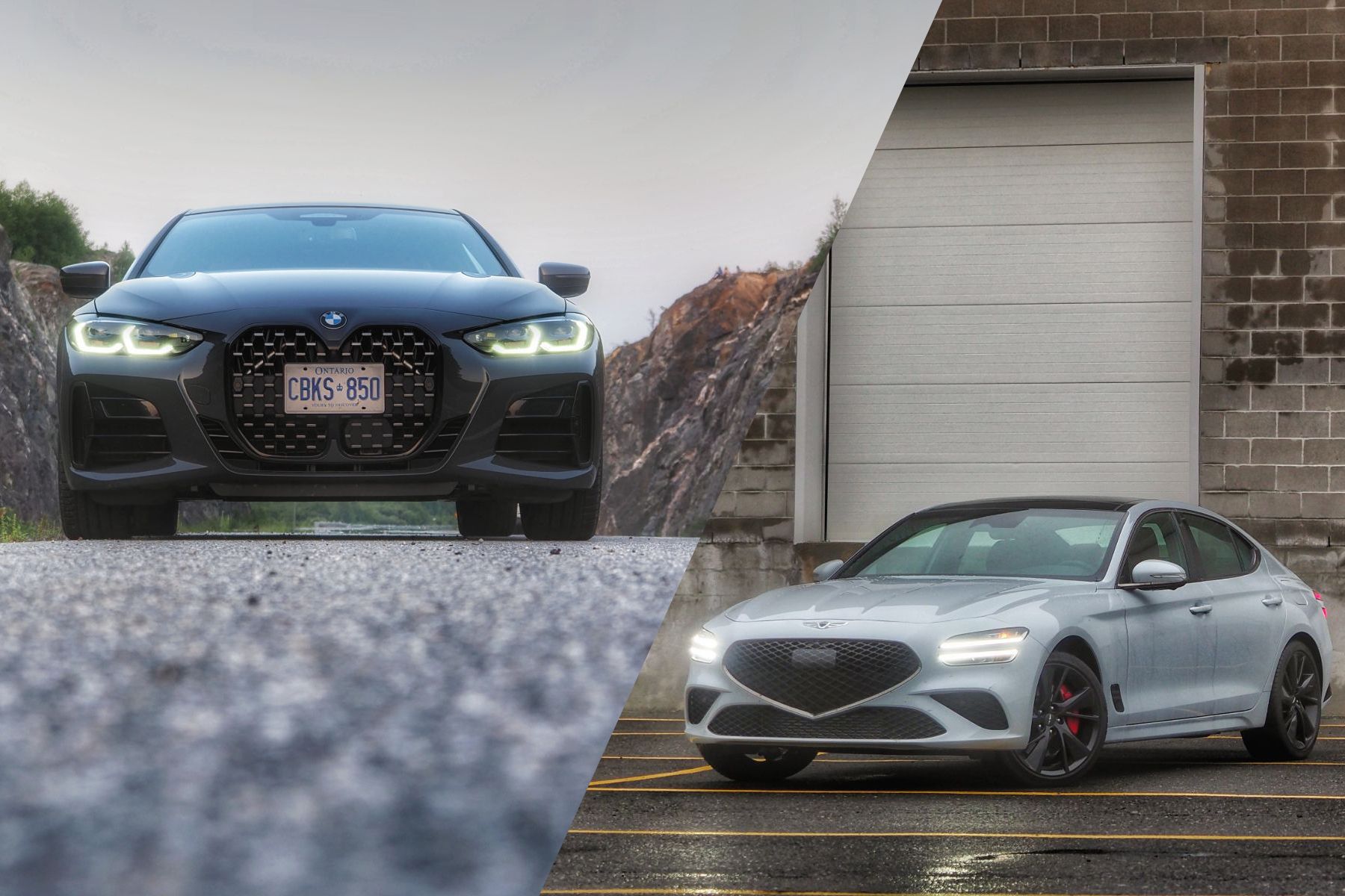 Comparison: 2022 Genesis G70 vs BMW 4 Series | Driving