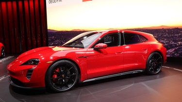 The 2022 Porsche Taycan Sport Turismo GTS