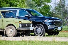 A helpful size comparison for the massive 2021 Mercedes-Maybach GLS 600 4Matic