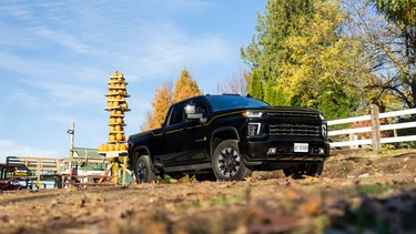 Chevrolet Silverado HD 2500 at the Happy Herd Farm Sanctuary