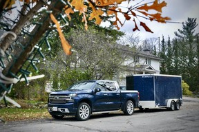 A new Chevrolet Silverado with GM’s “invisible trailering” tech