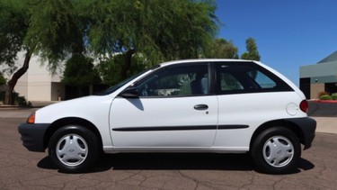 A 2000 Chevrolet Metro sold on Bring a Trailer in November 2021