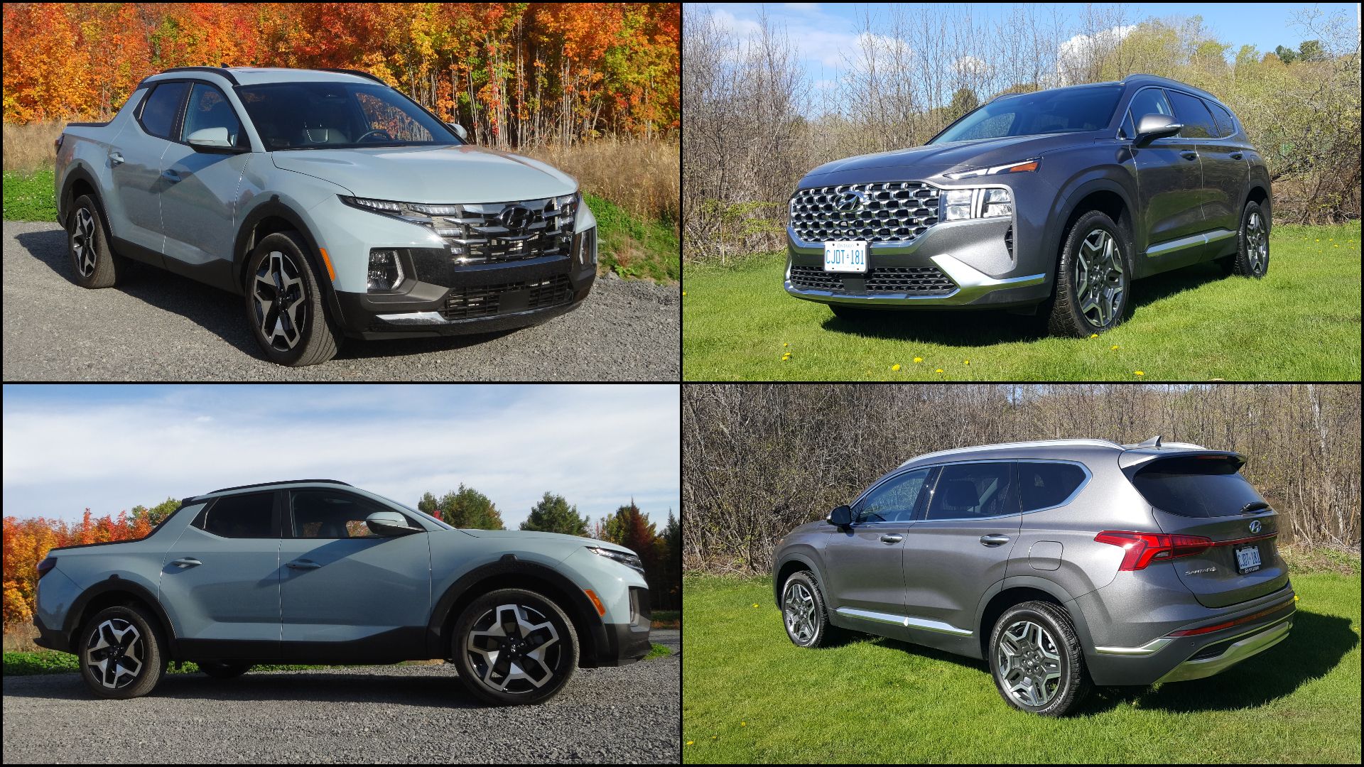 Duo d’utilitaires Hyundai Santa Cruz ou