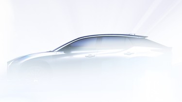 Teaser shot of the Lexus RZ