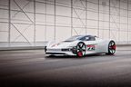 Dieser „pragmatische“ Elektro-Porsche-Renner ist das neue Titelauto von „Gran Turismo 7“.