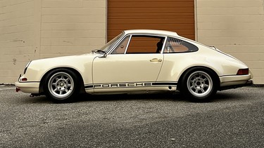 North Vancouver's Trevor Johnson turned a stripped out 1983 Porsche 912 into a vintage rally car the way it would have looked half a century ago.