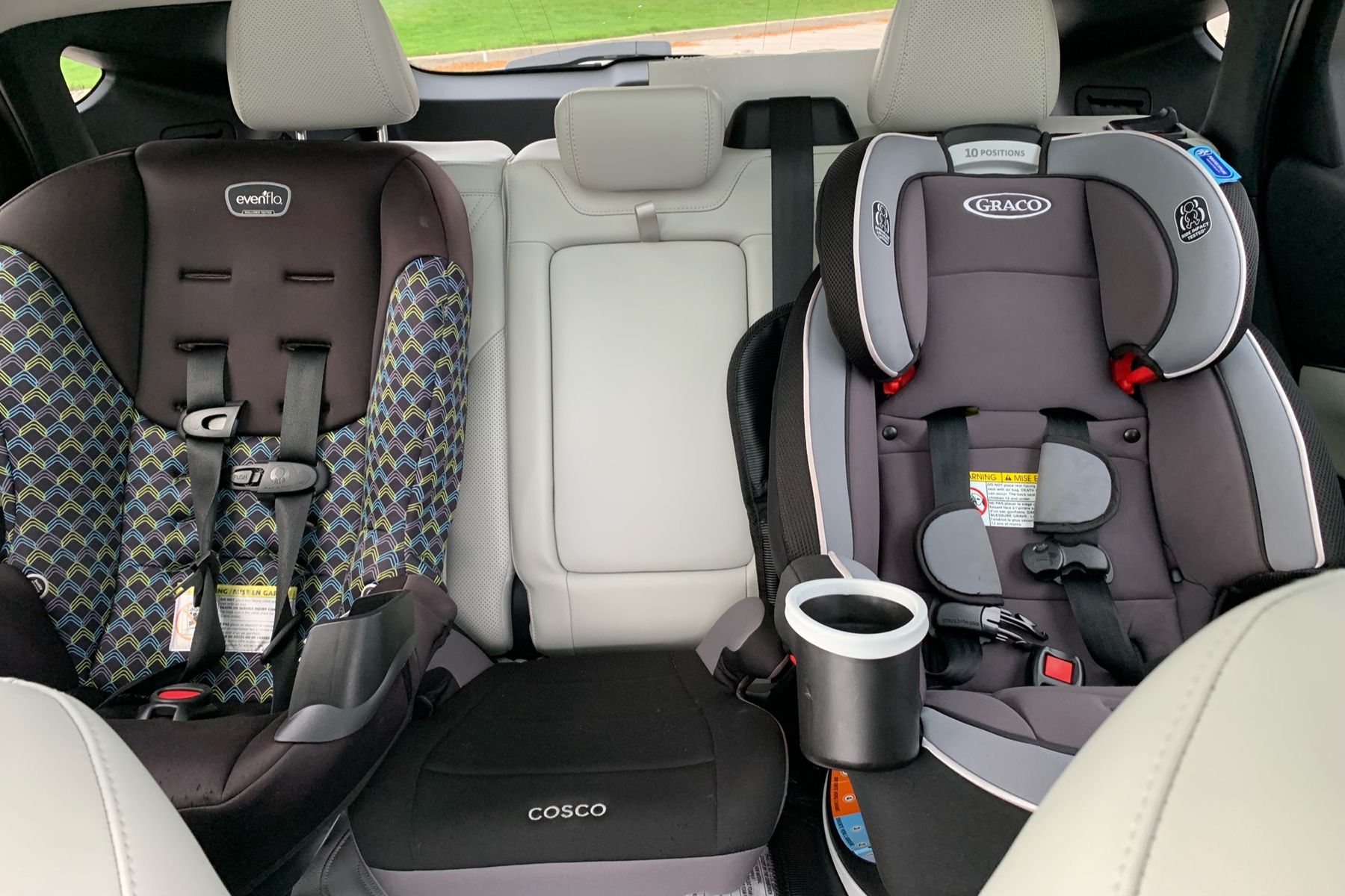 Car seat 2024 in a mustang