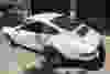 The distinctive rear of Trevor Johnson classic Porsche rally car built from the remains of a 1983 Porsche 911.