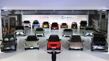 “EV for Everyone!” Toyota reveals room full of EVs during strategy presentation