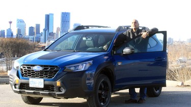 Dan Desgagne with the 2022 Subaru Outback Wilderness.