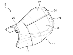 A BMW Motorrad patent for an adjustable motorcycle seat
