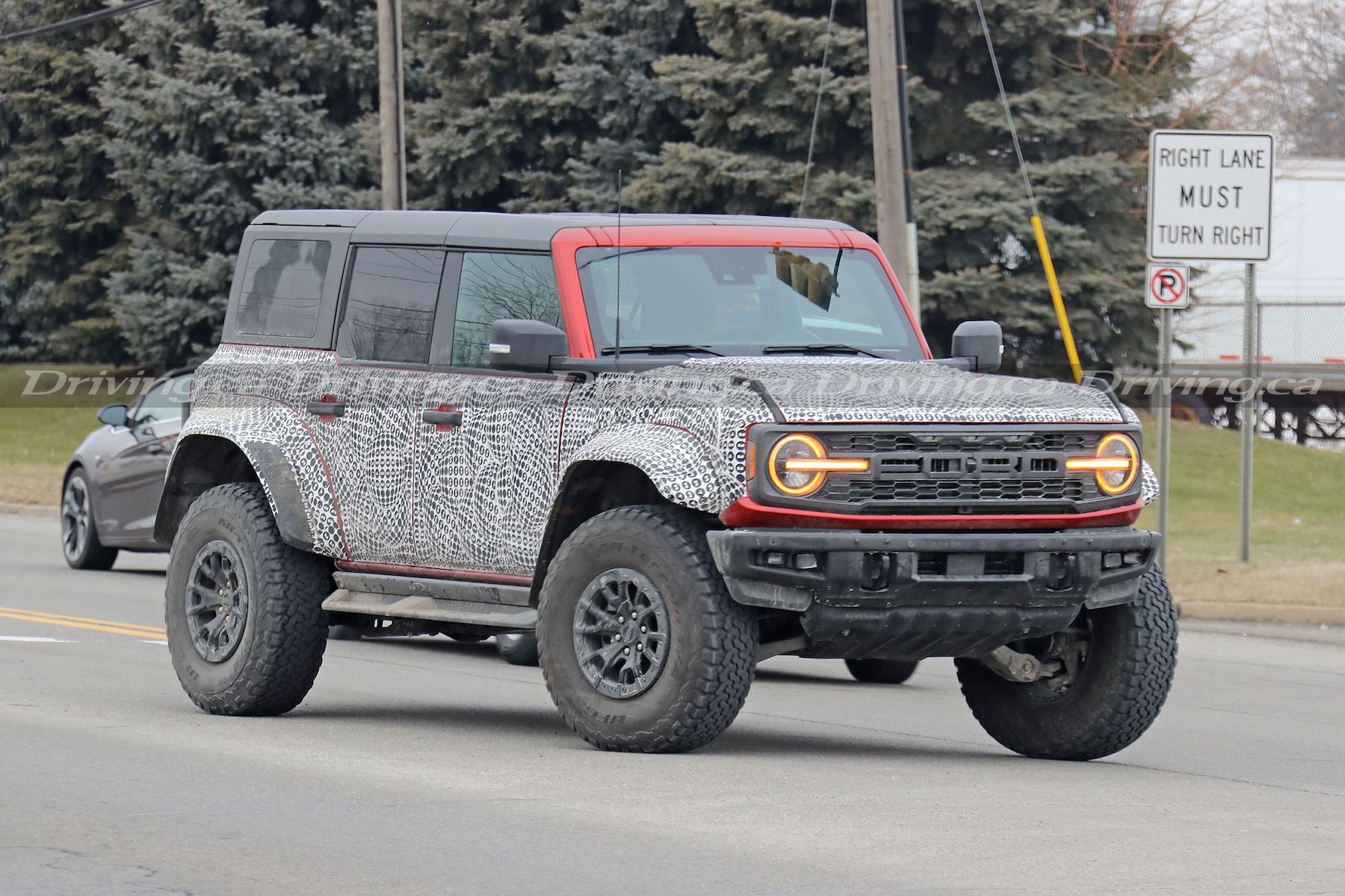 Spied! New peek at Ford Bronco Raptor shows interior, higher redline