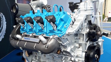 A Punch Hydrocell V8 engine