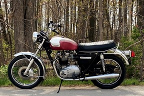 After not being used for several years, Don Hewson treated his 1976 Triumph Bonneville to a mechanical restoration. He's put more than 15,000 miles on the bike since 2020.
