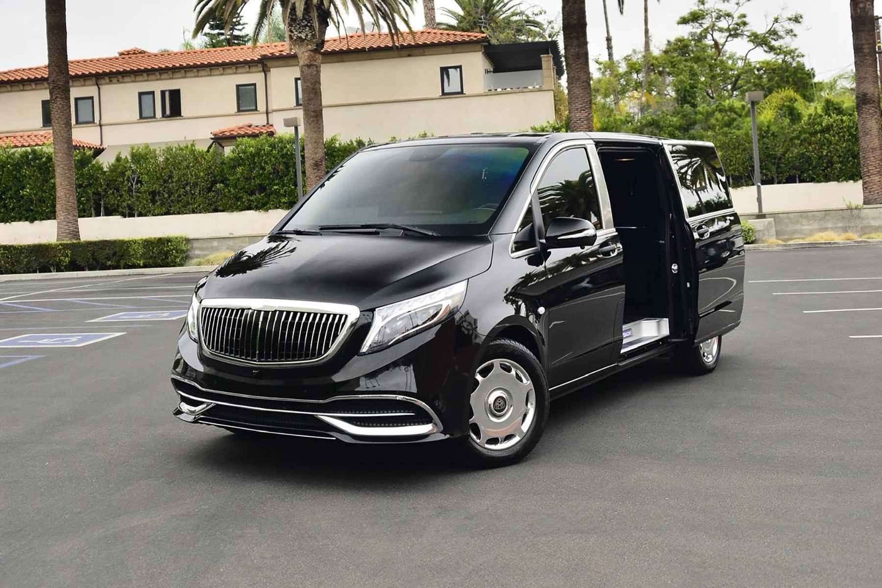 Kanye West spotted driving US$400,000 Mercedes dad-van