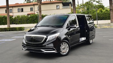 A Maybach-badged Mercedes-Benz van customized by Wires Only