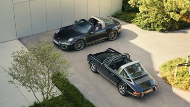 Porsche 911 Edition 50Y Porsche Design with 1972 Porsche 911 S 2.4 Targa