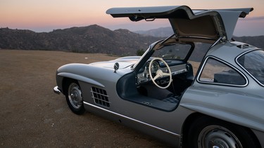 A 1955 Mercedes-Benz 300SL Alloy Gullwing sold by RM Sotheby's in January 2022