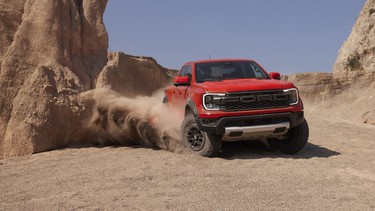 The next-generation and next-level Ford Ranger Raptor, due to launch in North America in 2023
