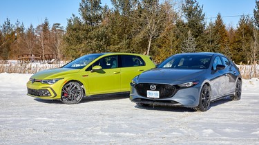 2022 Volkswagen GTI Performance vs Mazda3 Sport GT Turbo