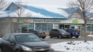 This file photo shows the SGI drivers examination office in Regina. The Crown driver's licence issuer may suspend a licence for a variety of reasons.