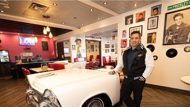 Jon Tyson opened Pink Cadillacs & T Bird Lounge on 9th Street in August. The restaurant and lounge bring back the days when malt shops were popular with vintage décor from several decades ago, including a fully restored 1957 car.
