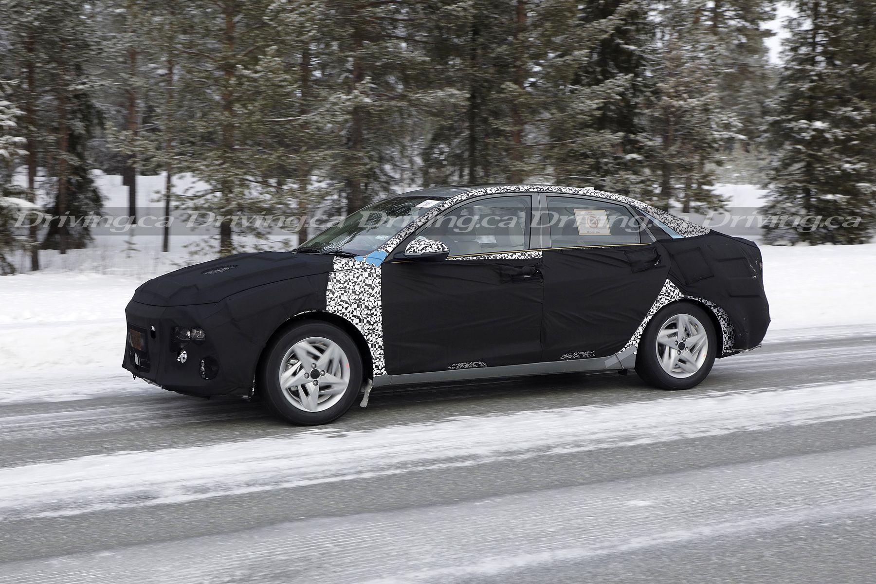 Spied! The nextgen Hyundai Accent might crib styling from Elantra