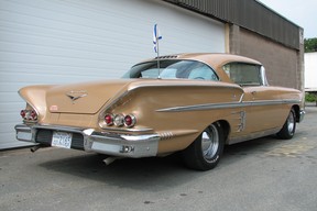 Nichts auf der Straße sieht so aus wie ein Chevrolet Impala von 1958.