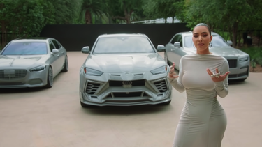 Kim Kardashian dropped US$100,000 to paint her luxury vehicles grey to match her house