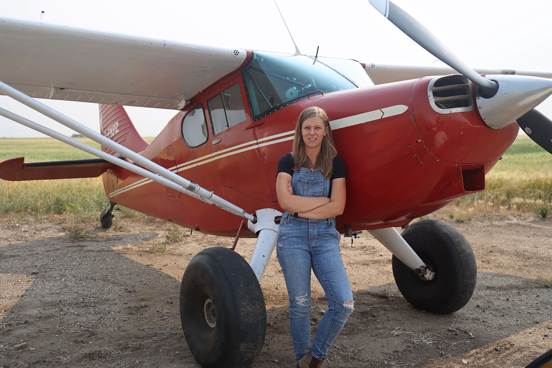 Hunting for classic cars in a classic airplane