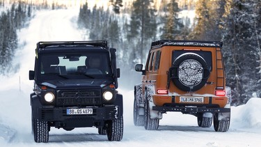 Mercedes-Benz G-Class 4x4 Squared testing in the Arctic Circle
