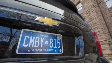 This car's licence sticker is up for renewal next month, meaning the owner will still have to pay the $120 for a new one.