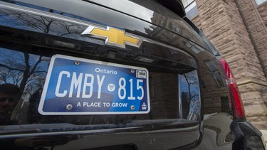 This car's licence sticker is up for renewal next month, meaning the owner will still have to pay the $120 for a new one